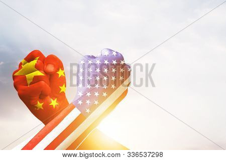 Usa China Flag Print Image Photo Free Trial Bigstock Usa China Flag Print Image Photo Free Trial Bigstock