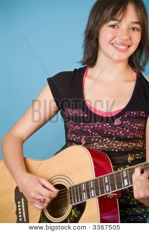 Girl With Guitar