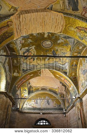 Istanbul, Turkey - September 7th 2019. The Chora Church In The Edirnekapi Neighbourhood Of Istanbul,