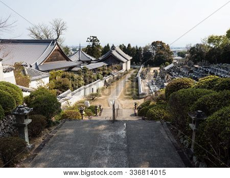 Panoramic View Of Jizoji, Temple Number 5 On Shikoku Pilgrimage - Tokushima Prefecture, Japan