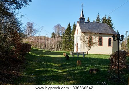The Christian Duerrbach Chapel In The Eifel, Germany.