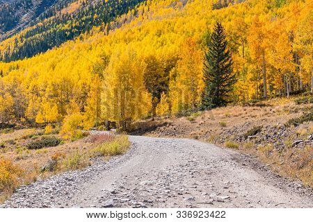 Alpine Loop Trail Through The San Juan Mountains In Colorado