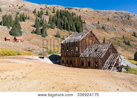 Animas Forks Mine In The San Juam Mountains Of Colorado