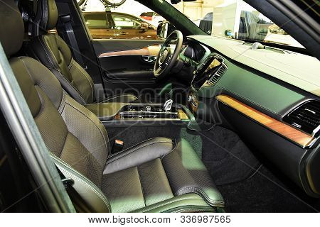 Sofia, Bulgaria, October 13-2017: Volvo Xc90 At Sofia Motor Show