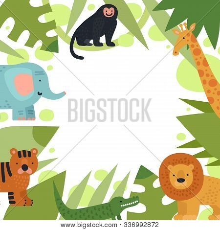 Jungle Frame Vector Photo Free Trial Bigstock