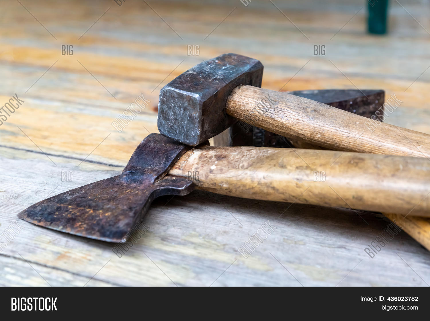 Sharp Ax Sledgehammer Image & Photo (Free Trial) Bigstock