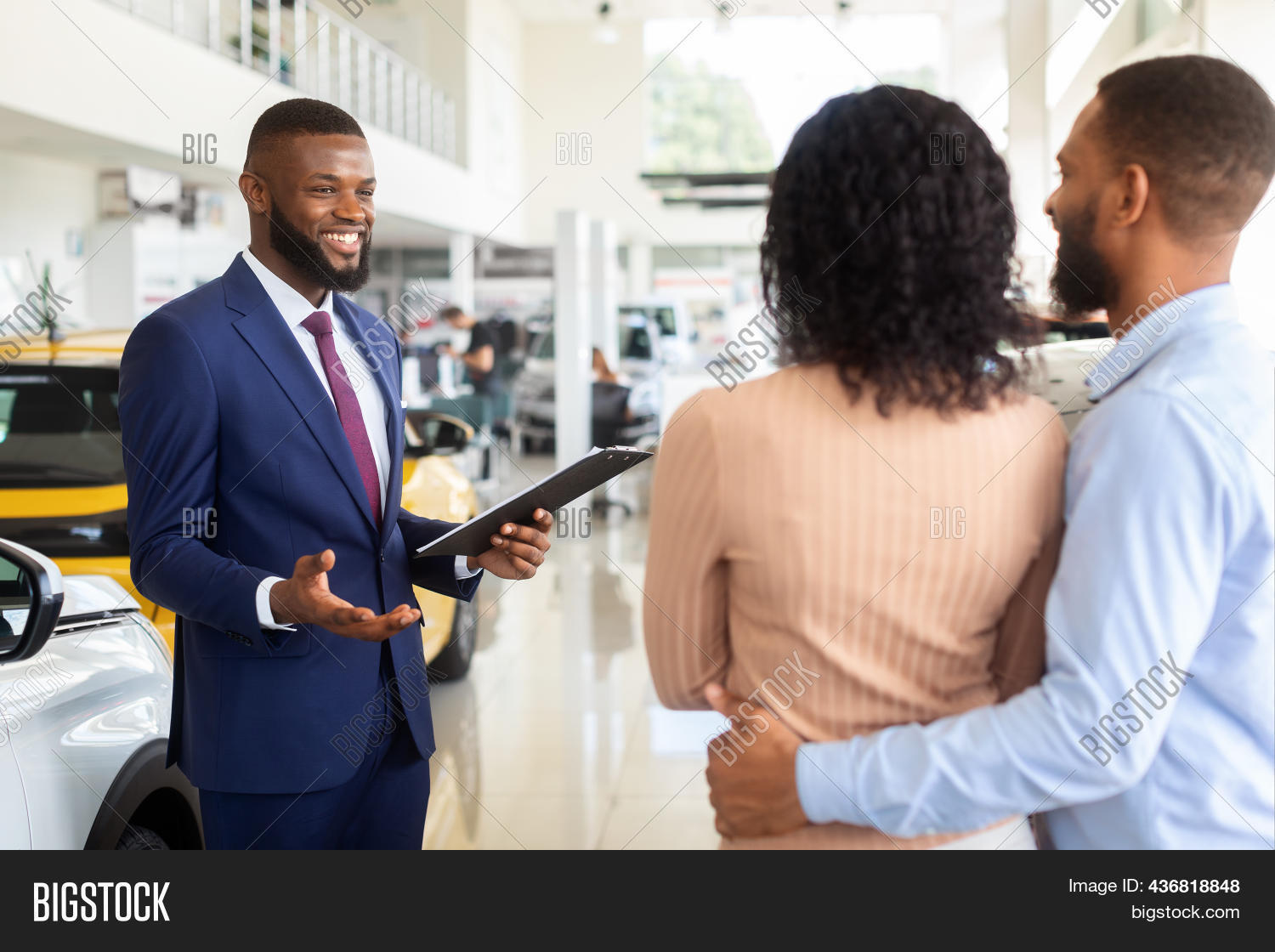 Smiling Black Salesman Image & Photo (Free Trial) Bigstock