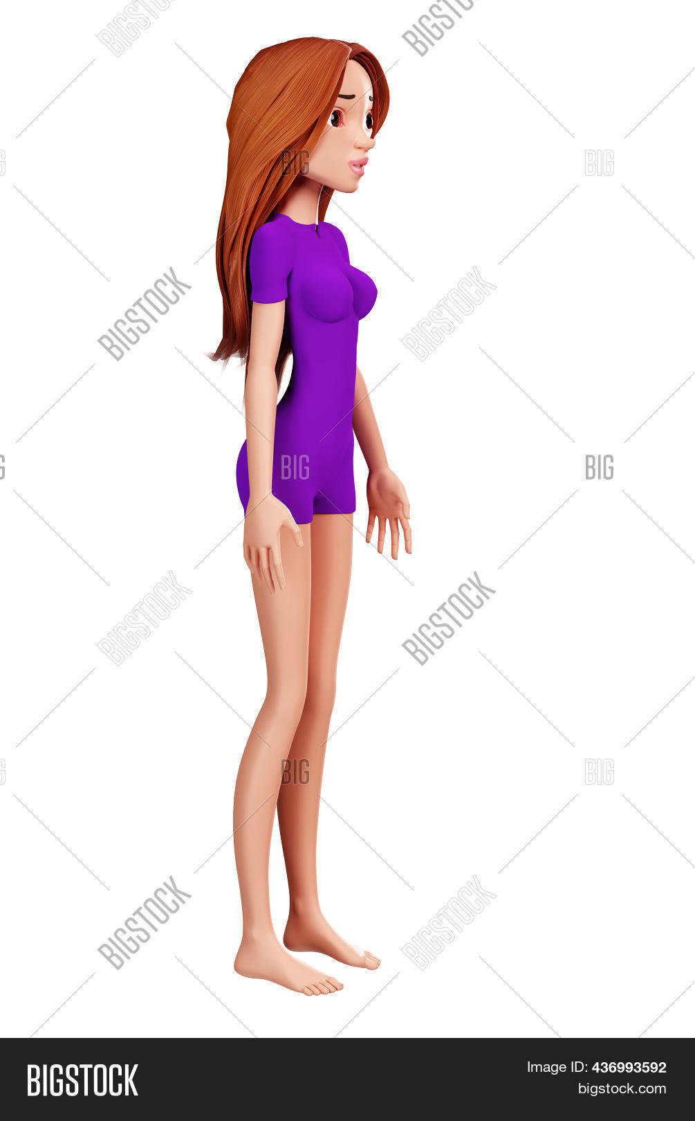 Portrait Beautiful 3d Image & Photo (Free Trial) | Bigstock