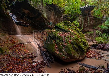 Rocky Glen Park In West Peoria During Early Autumn
