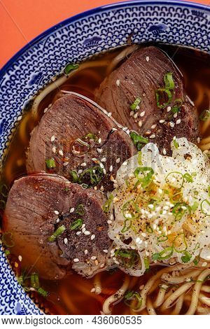 Japanese Kumamoto Shio Ramen With Horse Meat