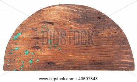 Semicírculo de madera