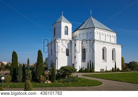 Old Ancient Catholic Church Of St Michael The Archangel. Smorgon, Grodno Region, Belarus.