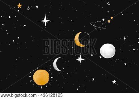 Galaxy pattern desktop wallpaper background