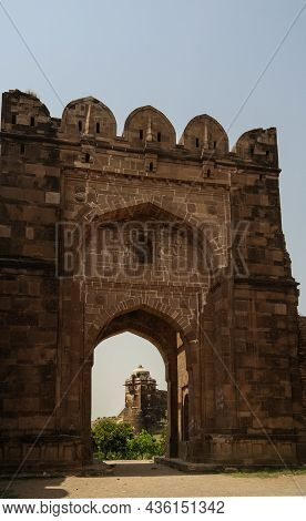 Tower Of Rohtas Fortress In Punjab, Pakistan