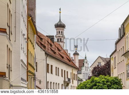 Scenery In Kempten, The Largest Town Of Allgaeu In Swabia, Bavaria, Germany