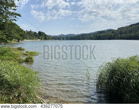 Lake Bajer Or Artificial Reservoir Bajer On The River Licanka, Fuzine - Gorski Kotar, Croatia (umjet