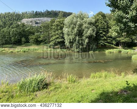 Lake Bajer Or Artificial Reservoir Bajer On The River Licanka, Fuzine - Gorski Kotar, Croatia (umjet