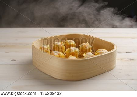 Chinese Preparing Vegetable Dim Sum (yumcha). Asian Food Chinese Traditional Food Cuisine.