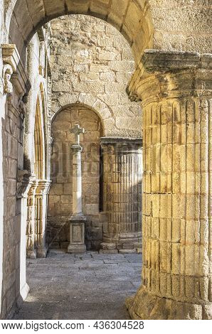 Church Of Santiago, Early Site Of The Military Order Of  The Knights Of Santiago. Caceres, Extremadu