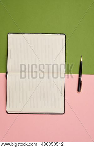 Documents Folder For Papers Business Tools Design Colorful Background