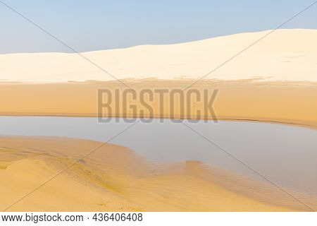 Lake, Sand And Dunes
