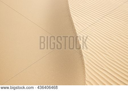 Dunes With Wind Marks