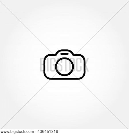 Camera Line Icon. Camera Icon. Camera Line Icon. Camera Icon.