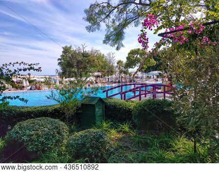 Goynuk, Antalya, Turkey - May 11, 2021: View Of Ulusoy Kemer Holiday Club