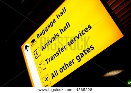 Signo de aeropuerto