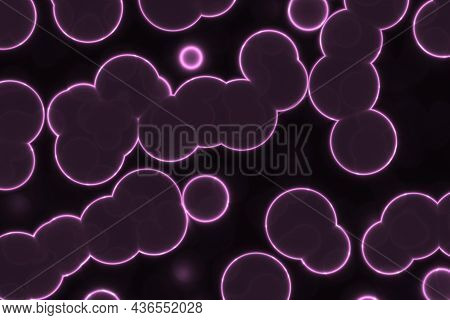 Creative Beautiful Pink Huge Amount Of Biological Living Cells Cg Background Or Texture Illustration