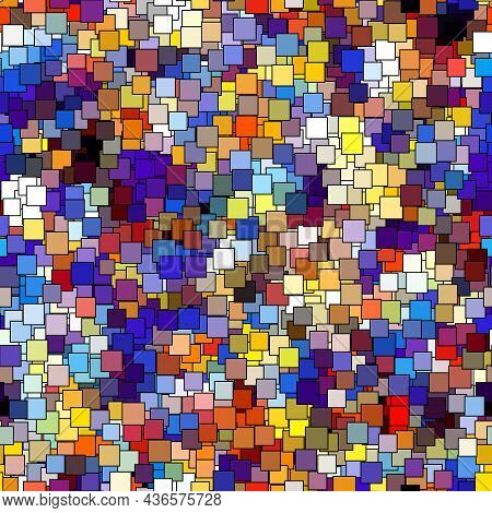 Geometric Abstract Pattern In Low Poly Style.