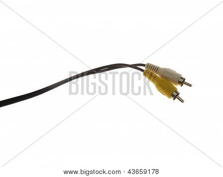 USB-stik på en hvid baggrund