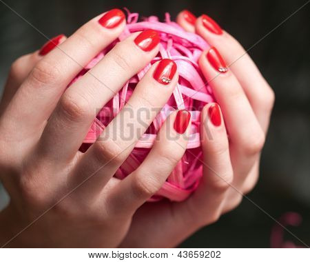 Nail manicure step by step