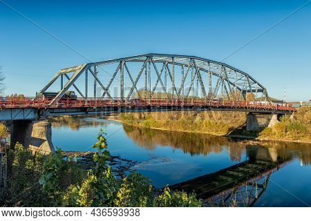 A Monument Of Industrial Architecture - A Bridge Over The Sylva River In Kungur.