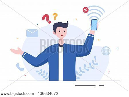 Lost Wireless Connection Or Disconnected Cable, No Wifi Signal Internet, Page Not Found On Display S