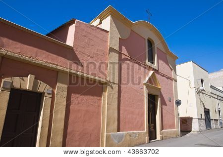 Kostel sv Antonio slábnout. Massafra. Puglia. Itálie.