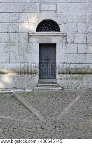  Architecture of Cortina d Ampezzo, famous resort in the Dolomites, Italy, Europe                              