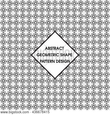 Abstract Geometric Seamless Pattern Background Vector Design
