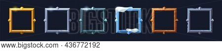 Square Frames Game Ui Vector & Photo (Free Trial) | Bigstock