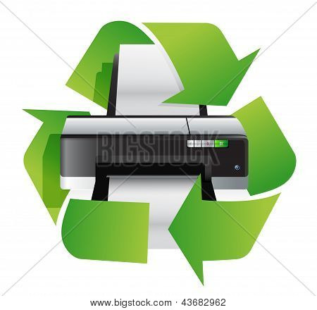 Printer Recycle Concept