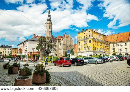 Jawor, Poland - August 08, 2021. Building Of City Government Office