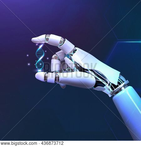 AI DNA gene editing technology, biotech genetic engineering