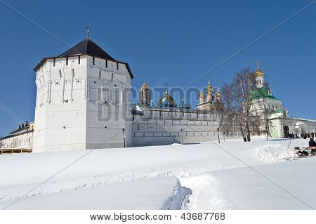 Trinity Sergius Lavra vinteren