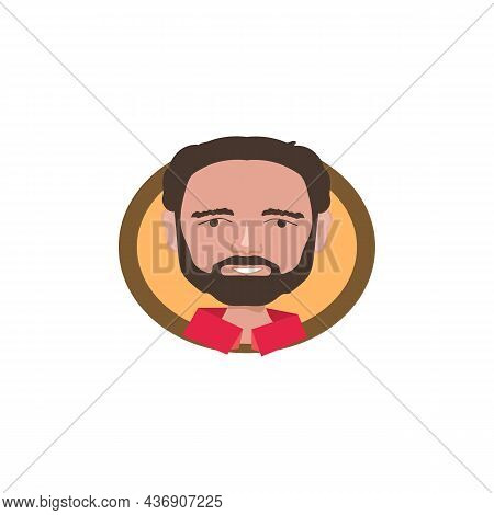 Man Standing Silhouette. Flat Vector Cartoon Icon. Male Sign, Man Icon, Man Sign, Man Vector