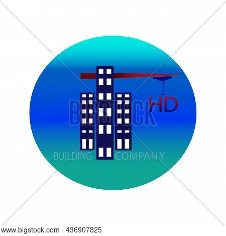 Construction Concept Style Concept Workers And Machines Building House Cartoon Vector Illustration