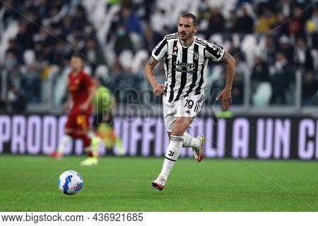 Torino, Italy. 17 October 2021. Leonardo Bonucci Of Juventus Fc  During The Serie A Match Between Ju