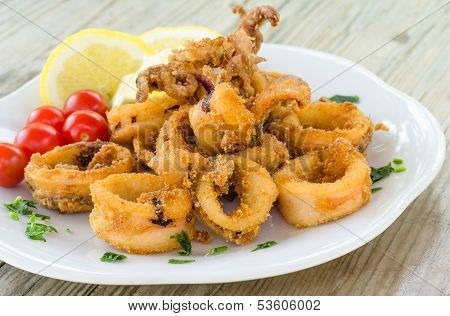 fried squid rings