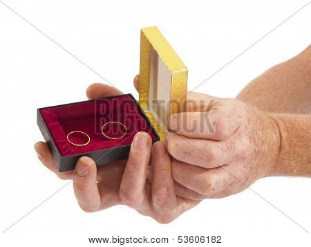 Wedding Rings In A Box