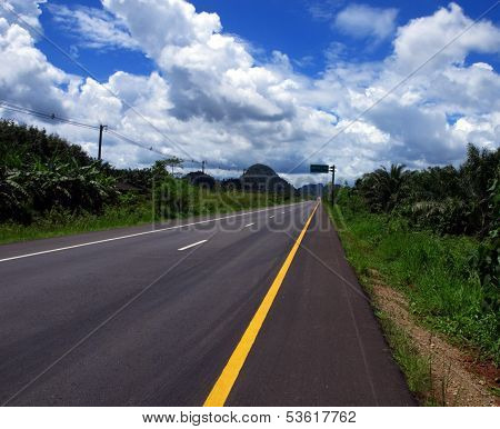 Highway 44 Near Krabi, Thailand