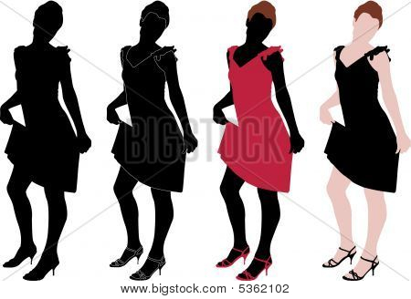 Atrakcyjne Girl.eps